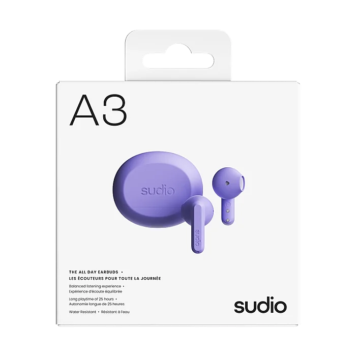 A3 Kablosuz (True Wireless) Kulak İçi Kulaklık | Soft Purple - 6