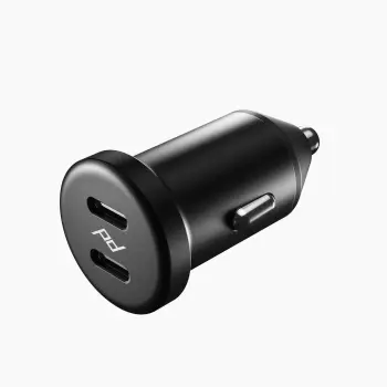 Dual Car Power Adapter - Black