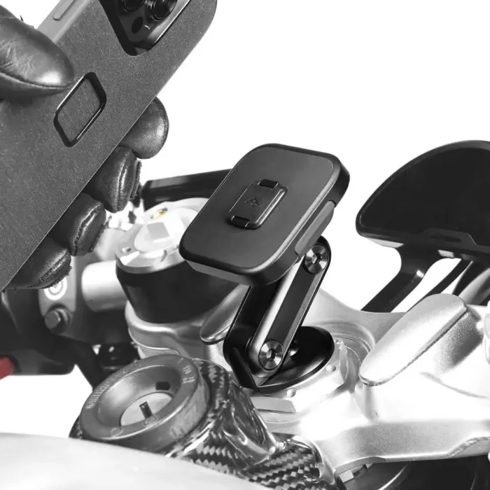 Motorcycle Mount / Stem Mount: Charging - Black - 4