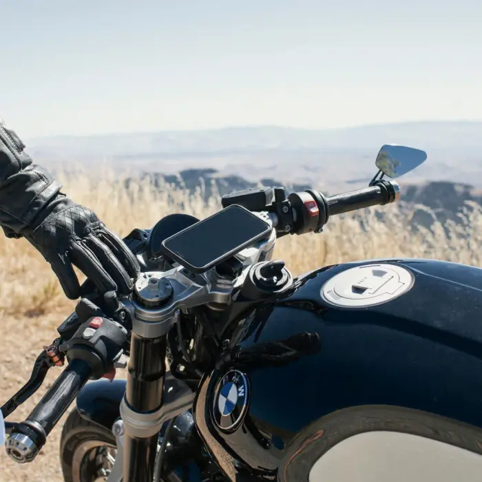 Motorcycle Mount / Stem Mount: Charging - Black - 5
