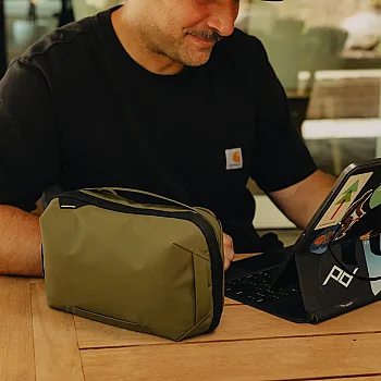 Tech Pouch Regular Teknoloji Aksesuar Çantası - Kelp - 5