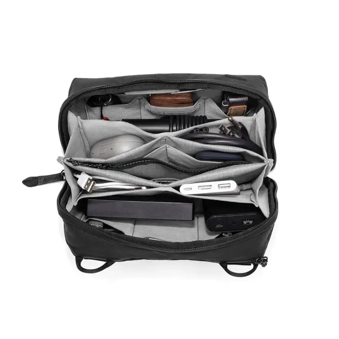 Tech Pouch Regular Teknoloji Aksesuar Çantası - Black - 10