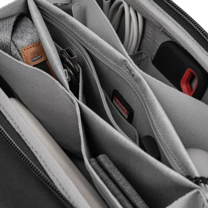 Tech Pouch Regular Teknoloji Aksesuar Çantası - Black - 12