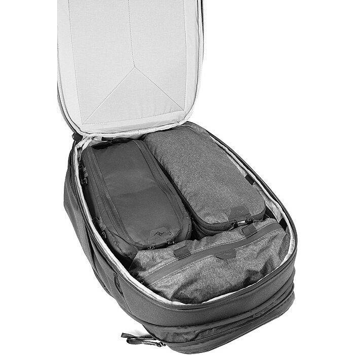 Travel Backpack 30L Modüler Seyahat Çantası - Black - 8