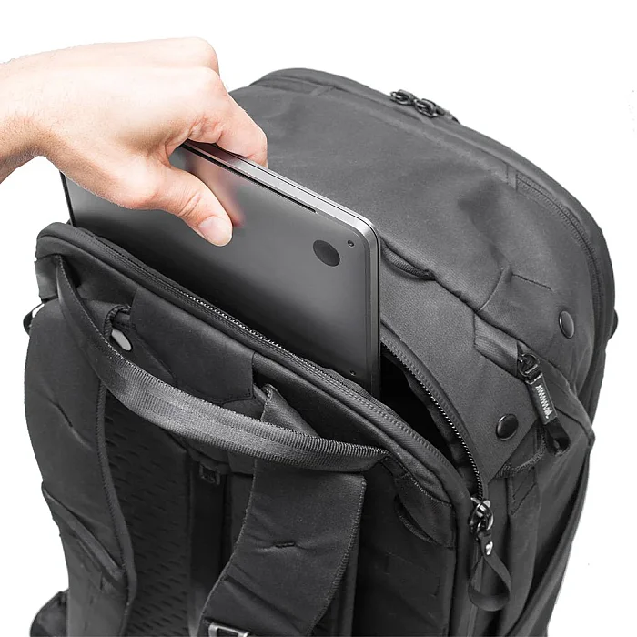 Travel Backpack 45L Modüler Seyahat Çantası - Black - 5