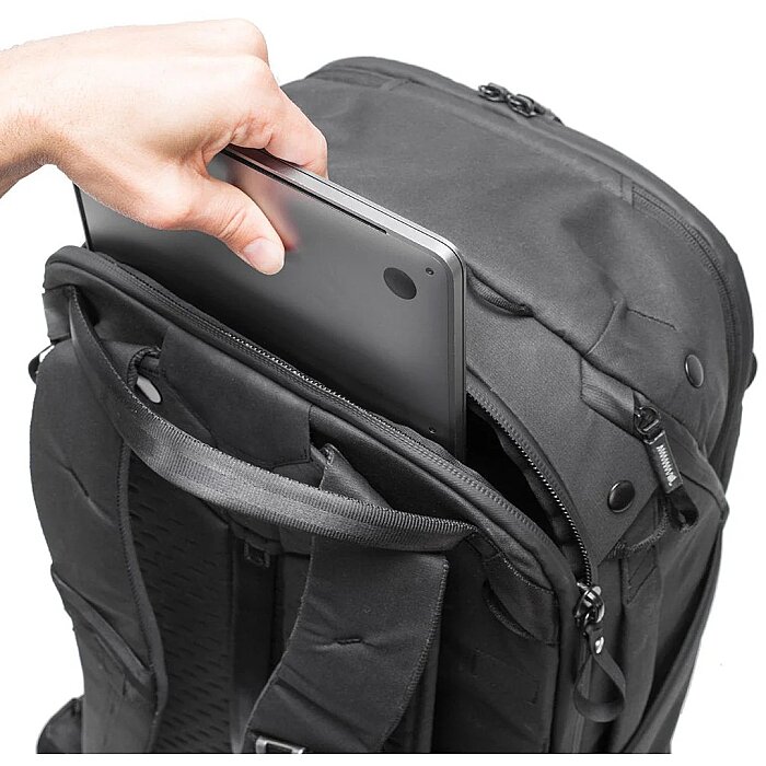 Travel Backpack 45L Modüler Seyahat Çantası - Black - 7