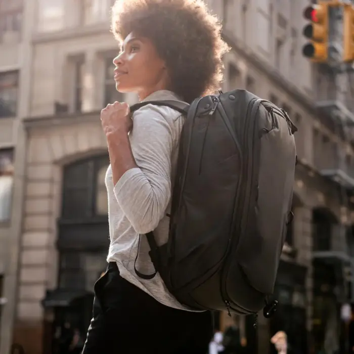 Travel Backpack 45L Modüler Seyahat Çantası - Black - 14