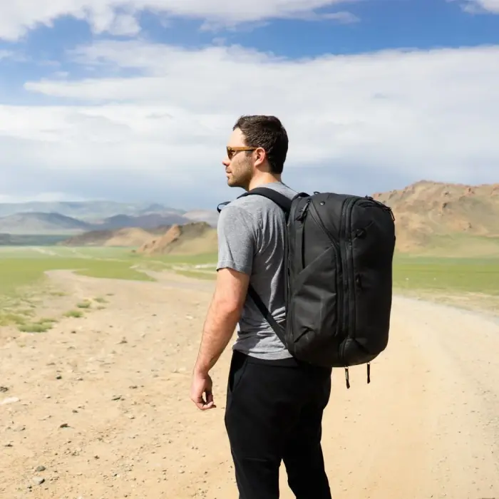 Travel Backpack 45L Modüler Seyahat Çantası - Black - 19