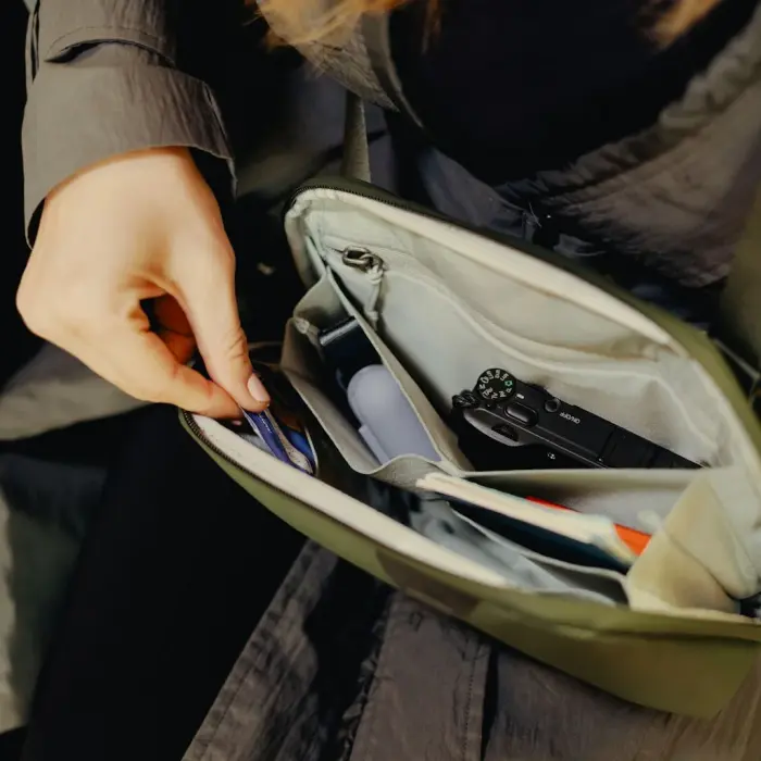 Travel Crossbody 3L Çapraz Çanta - Sage - 4