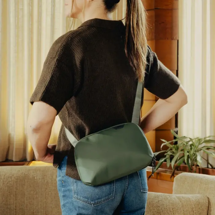 Travel Crossbody 3L Çapraz Çanta - Sage - 7
