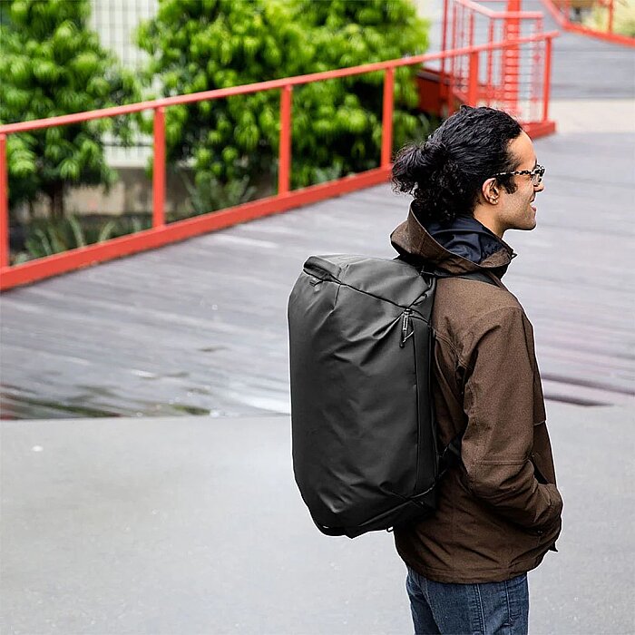 Travel Duffel 35L Seyahat Çantası - Black - 8