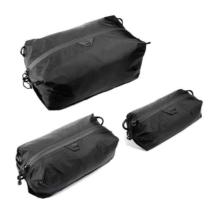 Ultralight Packing Cube Bundle Ultra Hafif Çanta Düzenleyici Seti - Black - 2