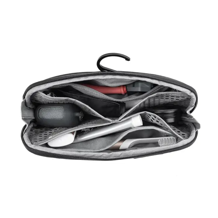 Wash Pouch Small Kişisel Bakım Çantası - Black - 5