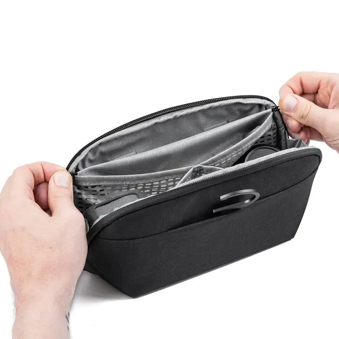 Wash Pouch Small Kişisel Bakım Çantası - Black - 8