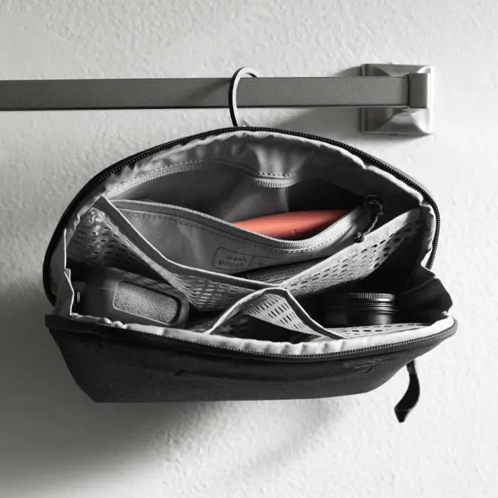 Wash Pouch Small Kişisel Bakım Çantası - Black - 9