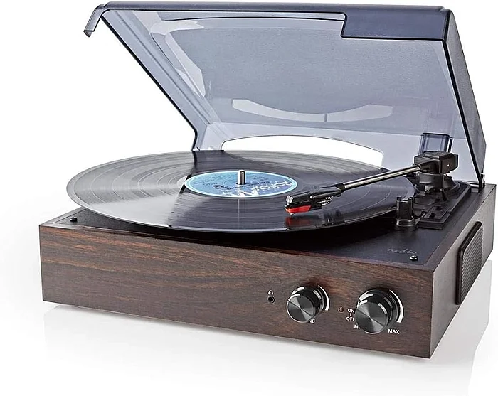 Nedis Wood Retro Turntable Hoparlör - GARAJ ÜRÜNÜ - 1